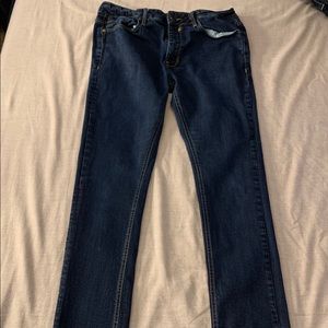 Men’s Dark Wash Skinny Jeans